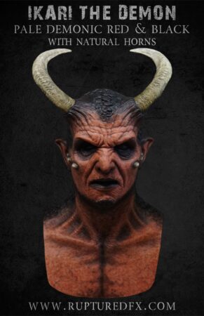 Ikari Demon Devil Silicone Mask - Ruptured FX Become a Demon Now!